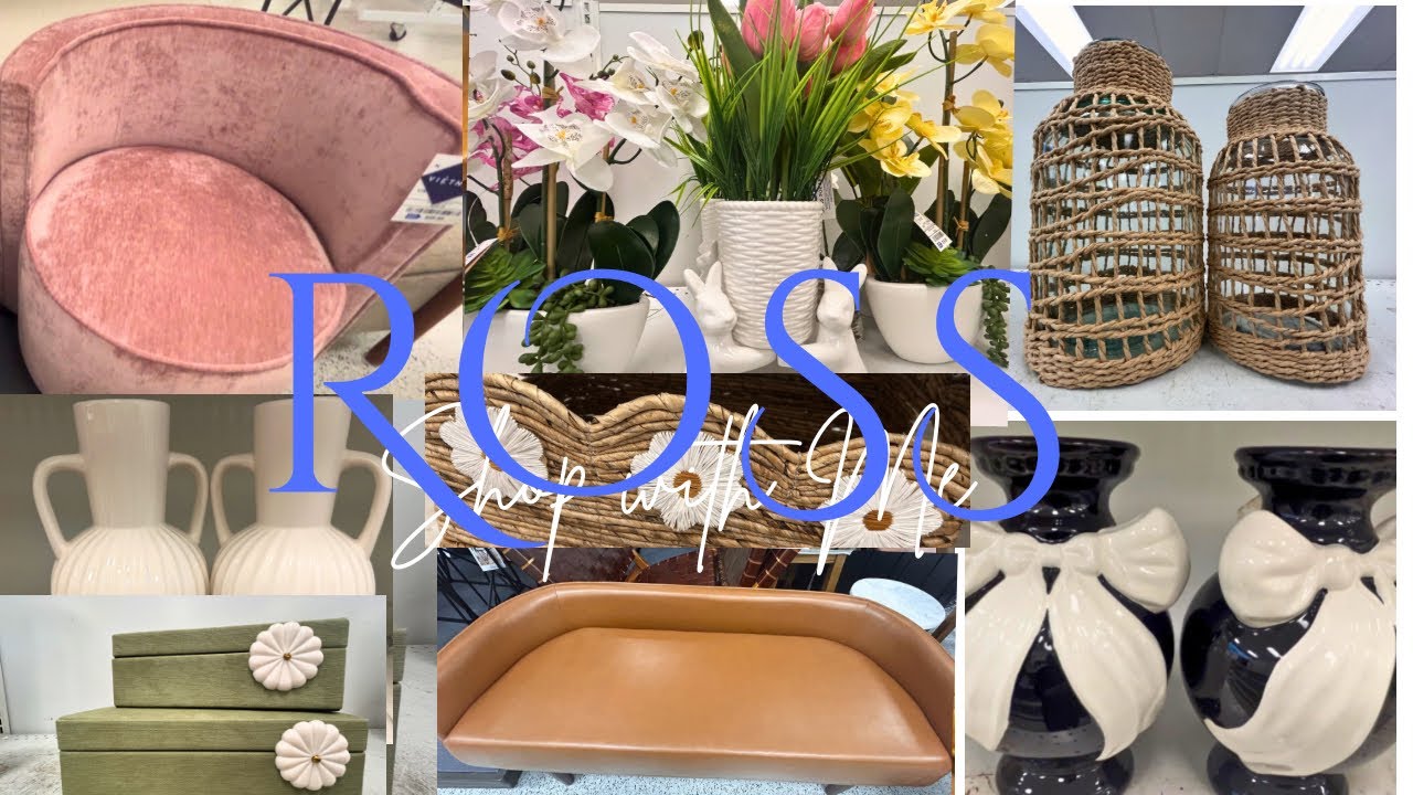 Ross Shop With Me: Ross Home Decor| Furniture| Wall Art| Florals| Curtains| Rugs|Easter| #shopping 