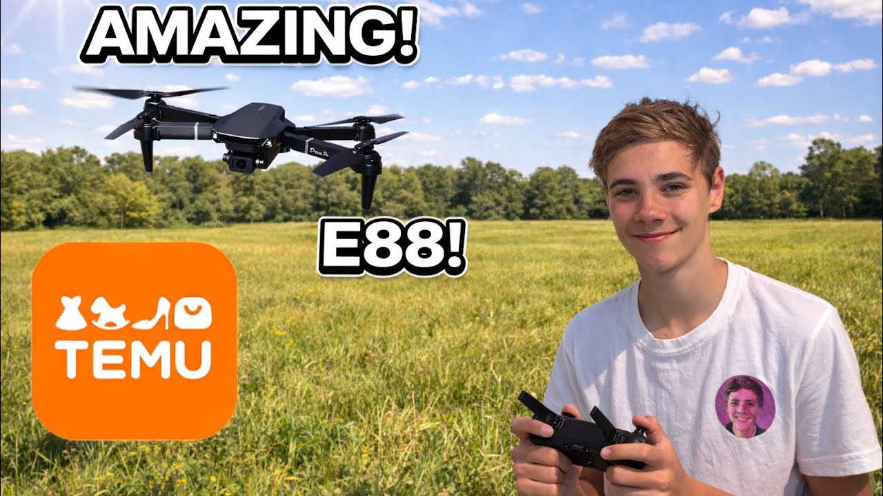 This Drone Is AMAZING! TEMU E88