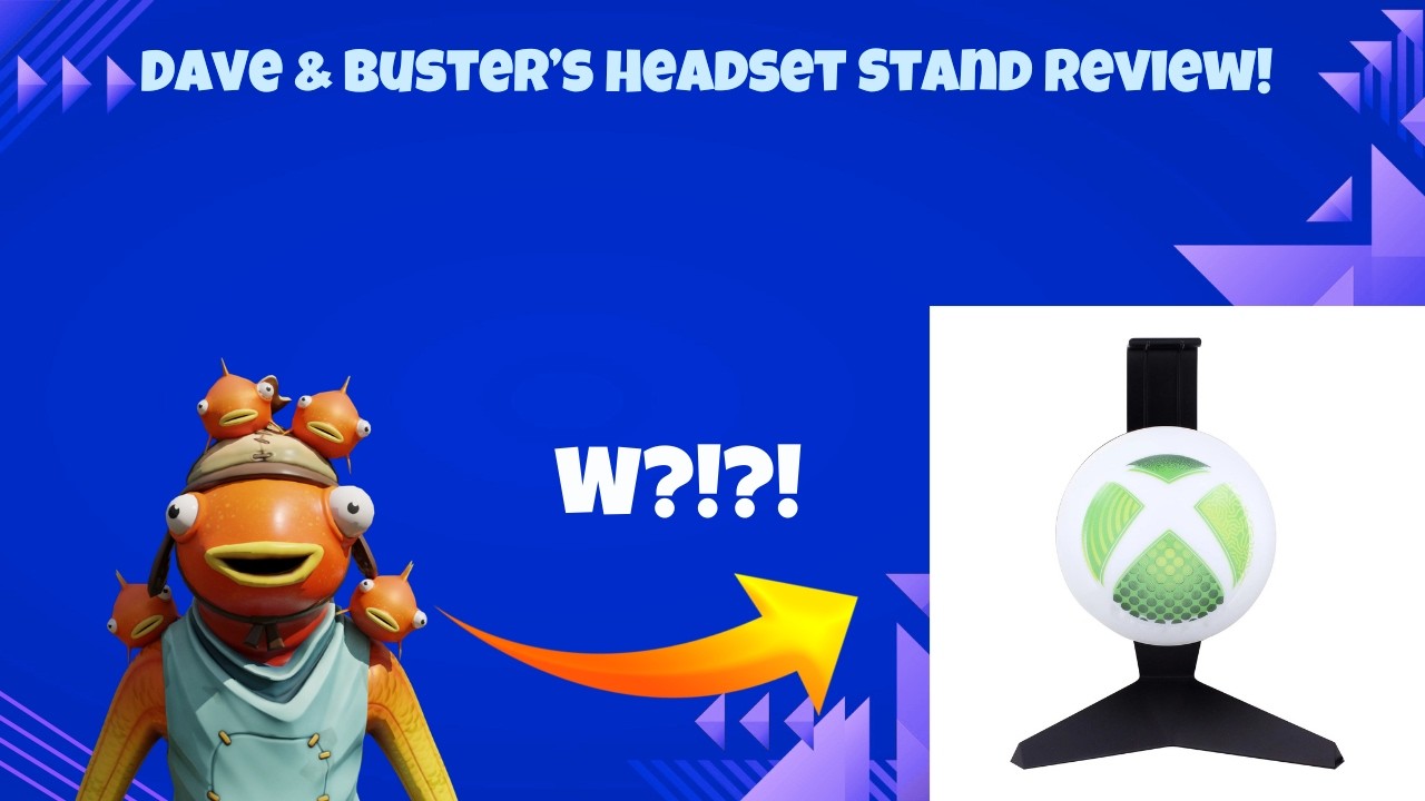 Dave & Buster's Headset Stand Review!