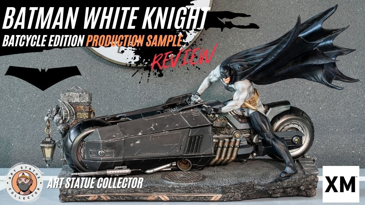 1/4 Scale Batman White Knight [ Batcycle Edition ] *production sample review* | XM Studios