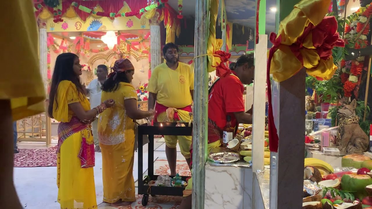 Madurai Veeran Poosai and Offerings to the Masters at Shree Marie Ammaa Devi Temple