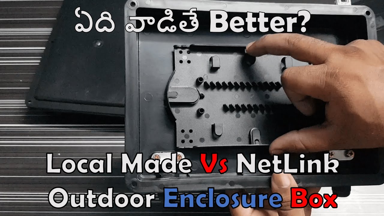 Which FTTH Outdoor Enclosure is better?||Local Made Vs Netlink FTTH box||Outdoor Enclosure box