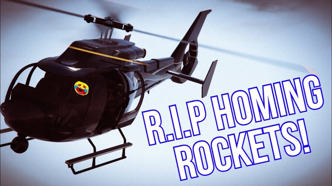 MASTERING THE BUZZARD! (GTA Online) R.I.P Homing Rockets