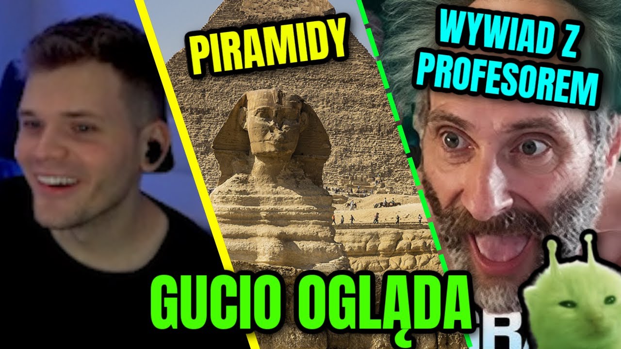 GUCIO OGLĄDA | PIRAMIDY | WYWIAD Z PROFESOREM | OPENING CS2 #h2p_gucio #gucioshoty