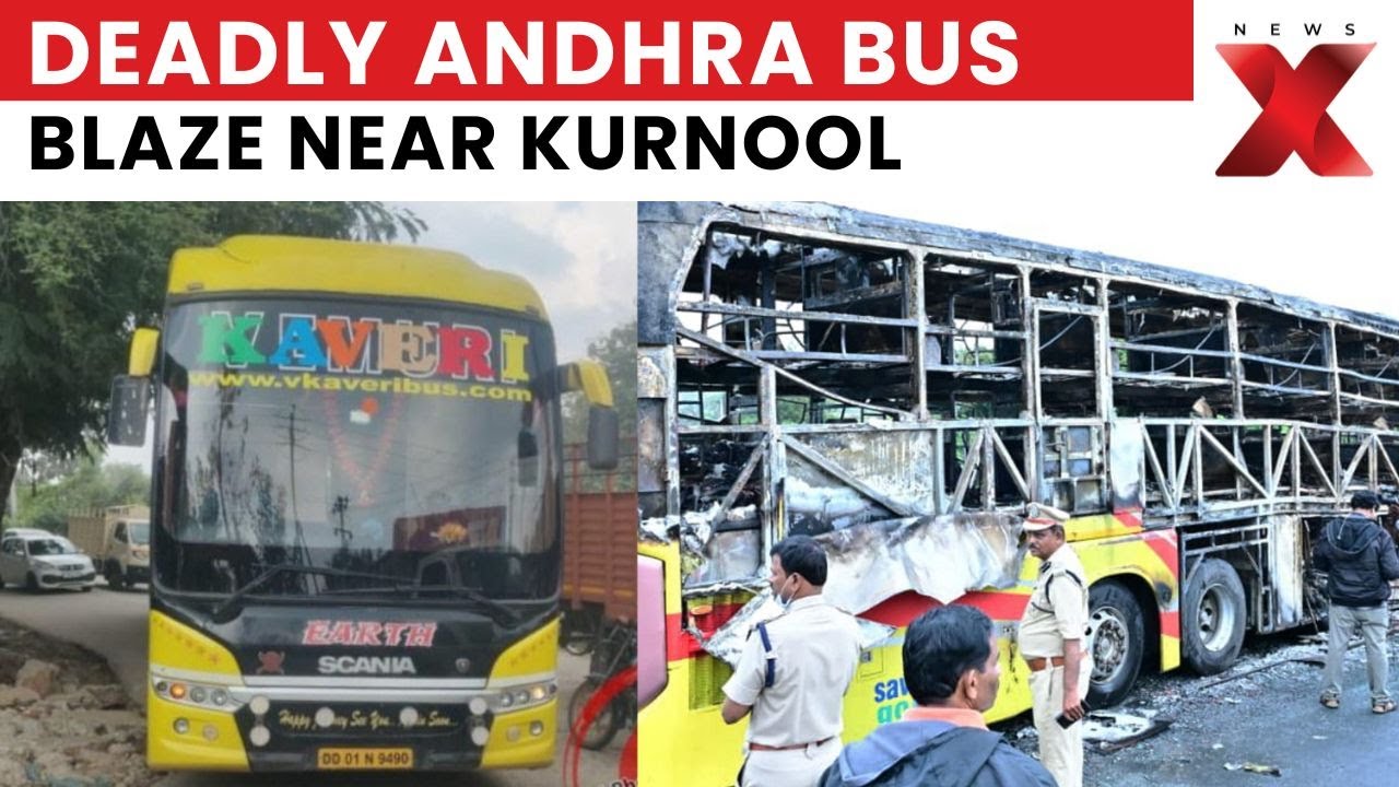 Horrific Bus Tragedy in Kurnool: Over 20 Burnt Alive in Fiery Crash on NH-44 | NewsX