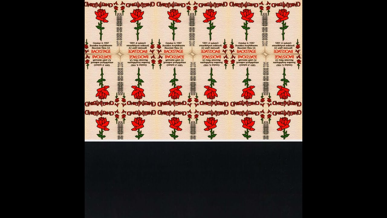 Grateful Dead - Desolation Row 10/4/87 - Mountain View, CA (SBD Remaster)