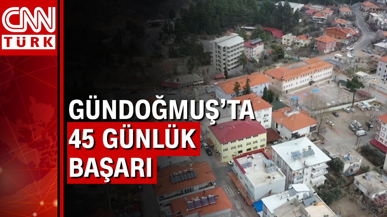 Yüksek riskli ilin, 1,5 aydır vakasız ilçesi Gündoğmuş