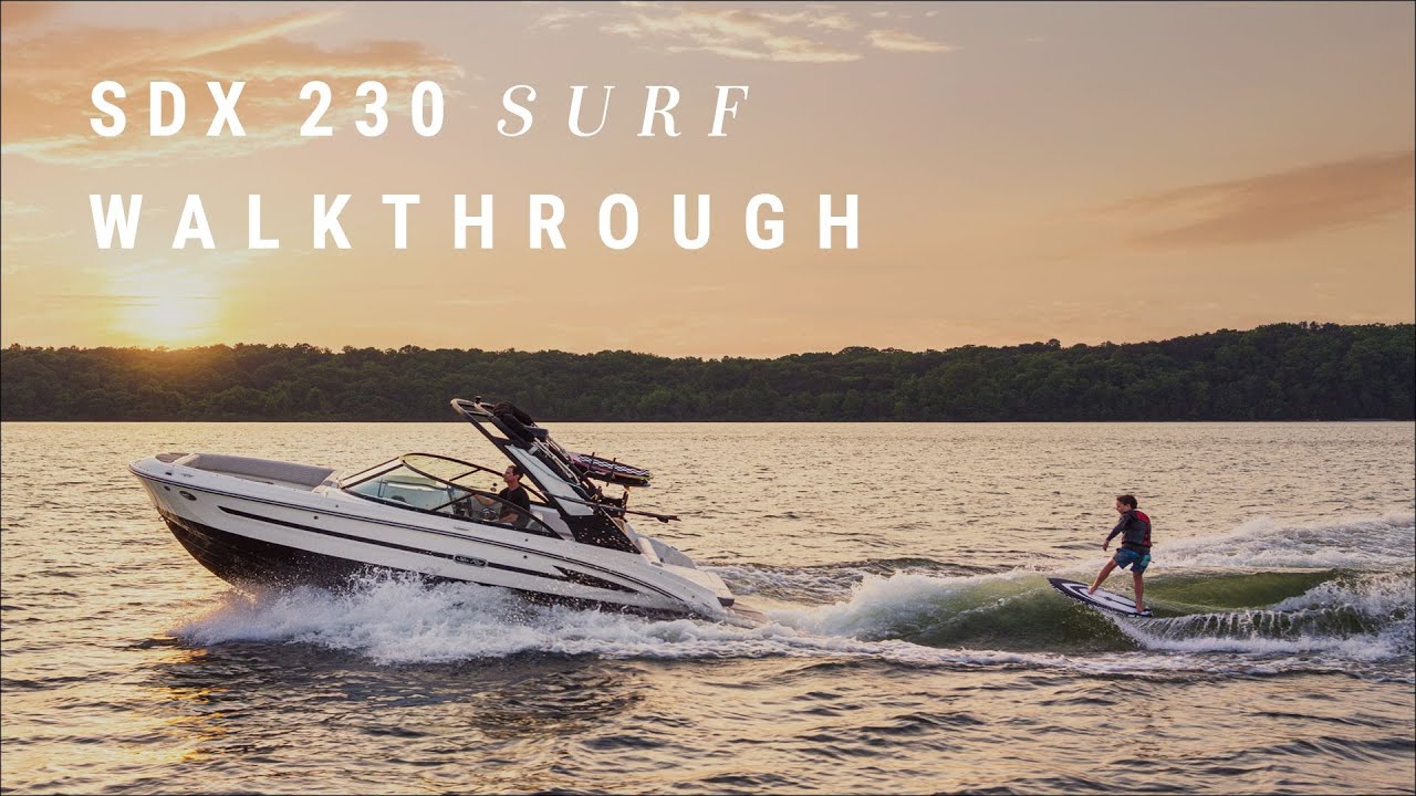 Sea Ray SDX 230 Surf Walkthrough | SDX Model Family