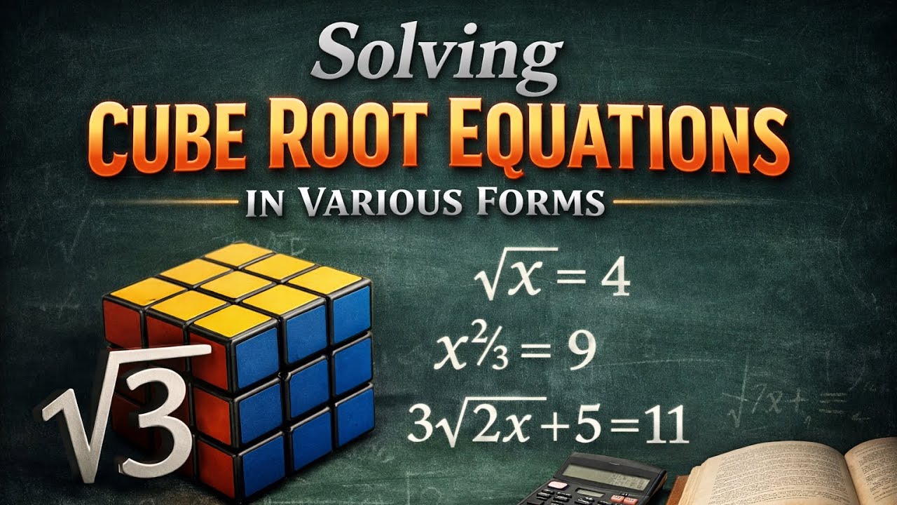 Solving Cube Root Equations in Various Forms