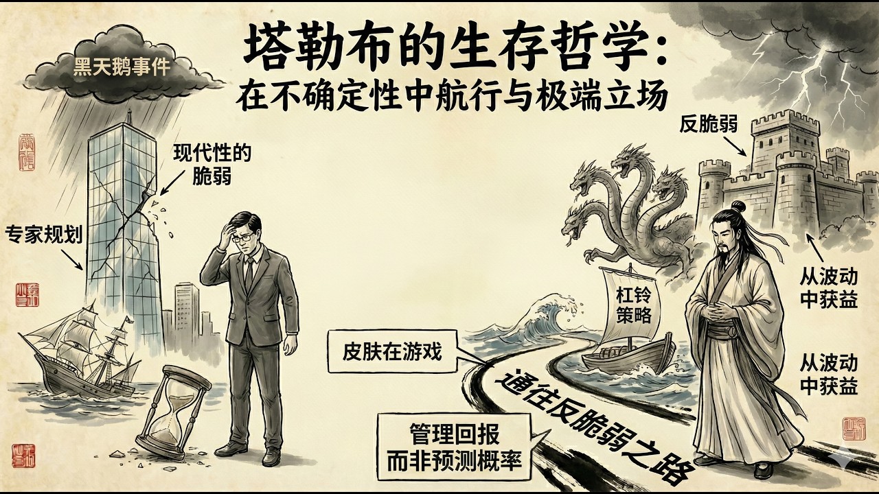 【思想】塔勒布的生存哲学：用反脆弱思維在混亂中獲利