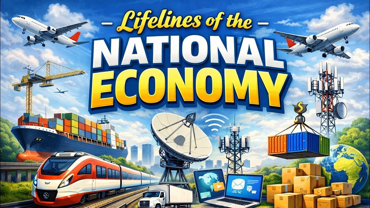 Lifelines of the National Economy | Transport Communication Trade | Class 10 Geography