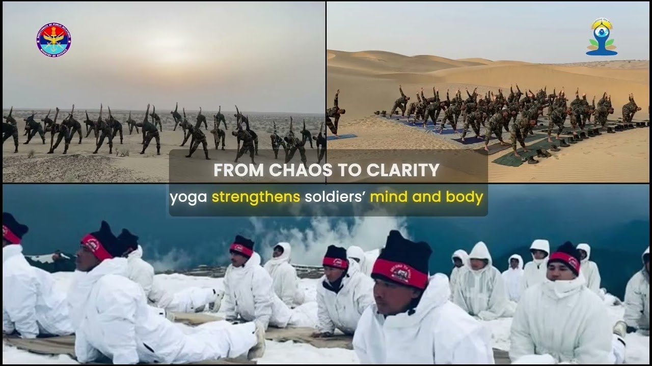 International Yoga Day 2025 | #IndianArmedForces Lead with Strength & Serenity