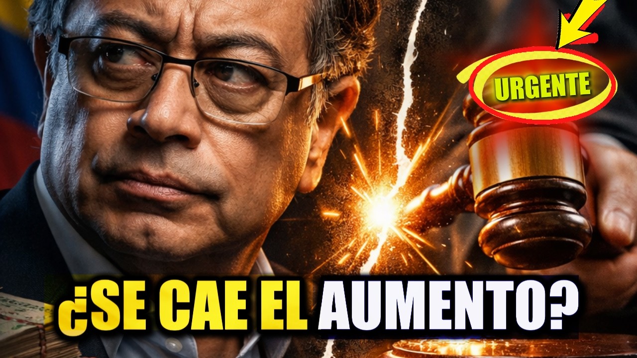 &iquest;PELIGRA TU AUMENTO? 🛑 El choque entre Petro y los Jueces por el Salario M&iacute;nimo.