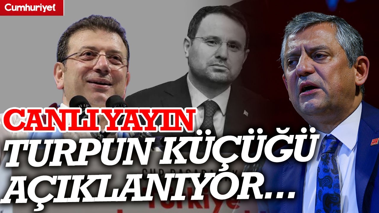 #CANLI Özgür Özel ‘KÜÇÜK TURP’ için saat vermişti! Flaş ‘Akın Gürlek’ açıklaması…