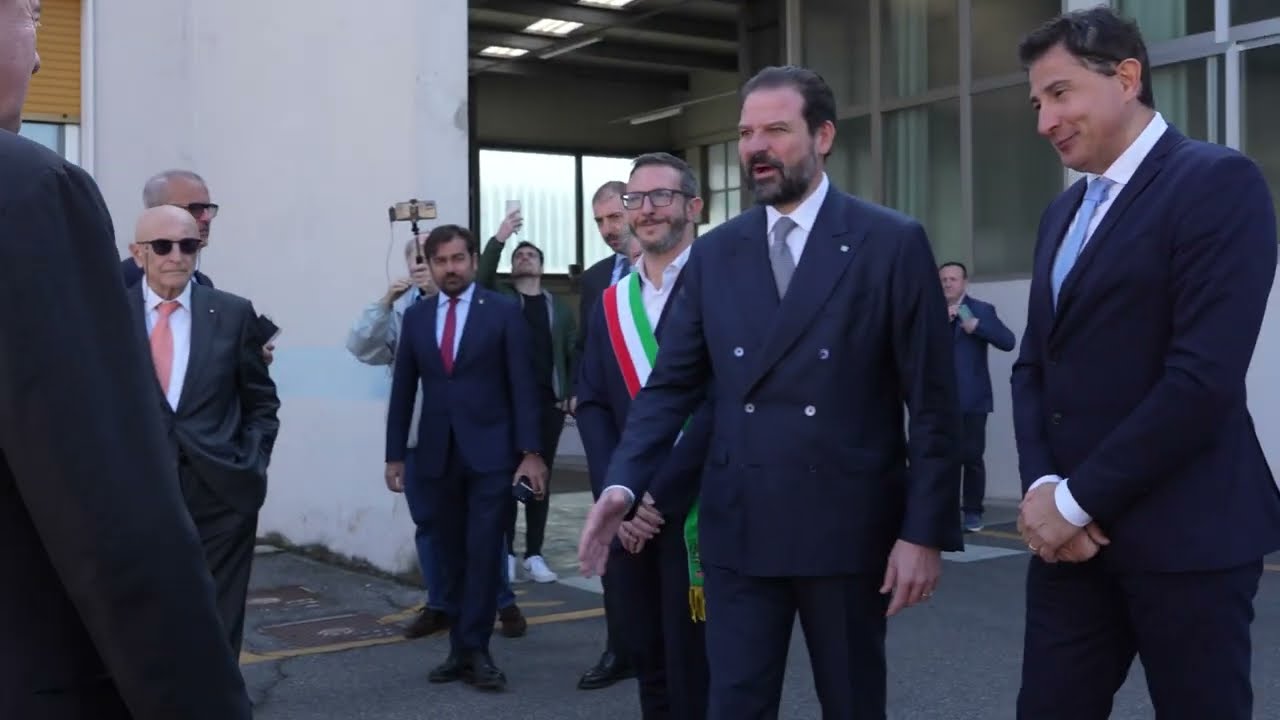 Minister Adolfo Urso at Streparava