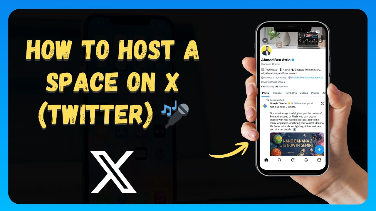 Как создать пространство на X (Twitter) 🎤 [Новое обновление 2026 года]