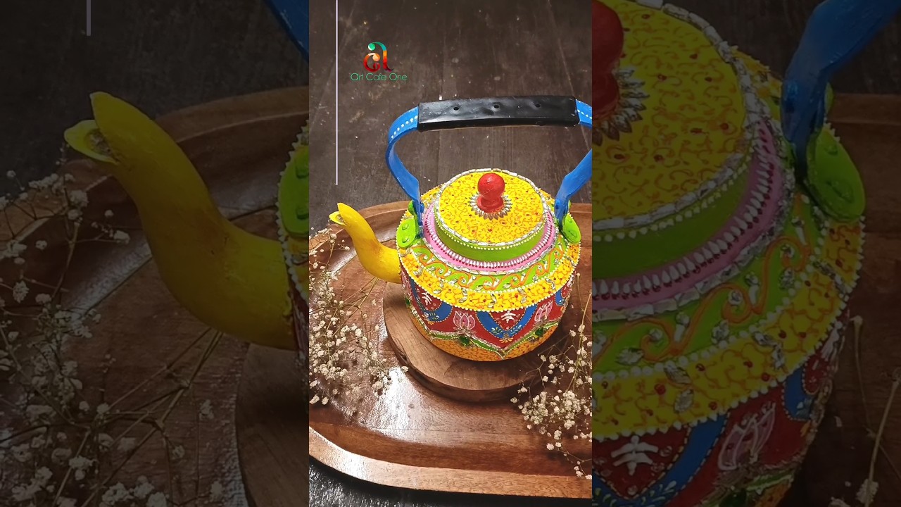 Kettle Art | Home Decor | Art and Craft | DIY | Indian Art