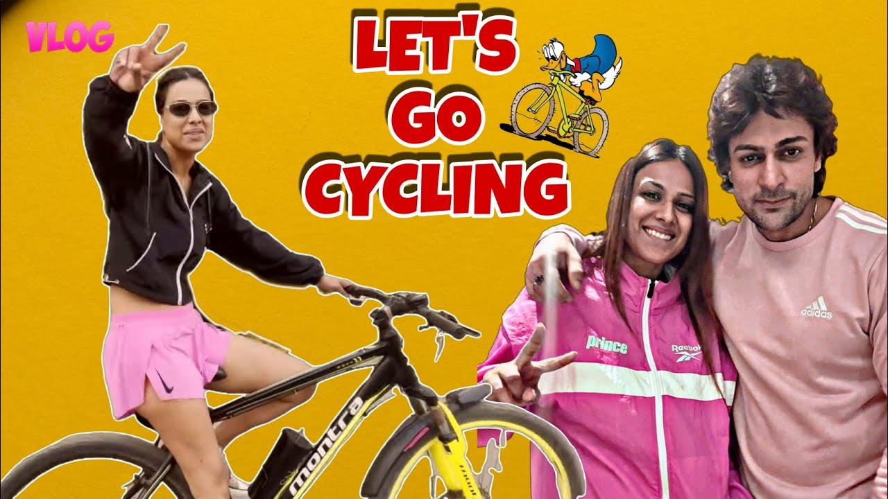 Cycling to the beach ❤️ | Vlog #5 | #niasharma #shalinbhanot #riders