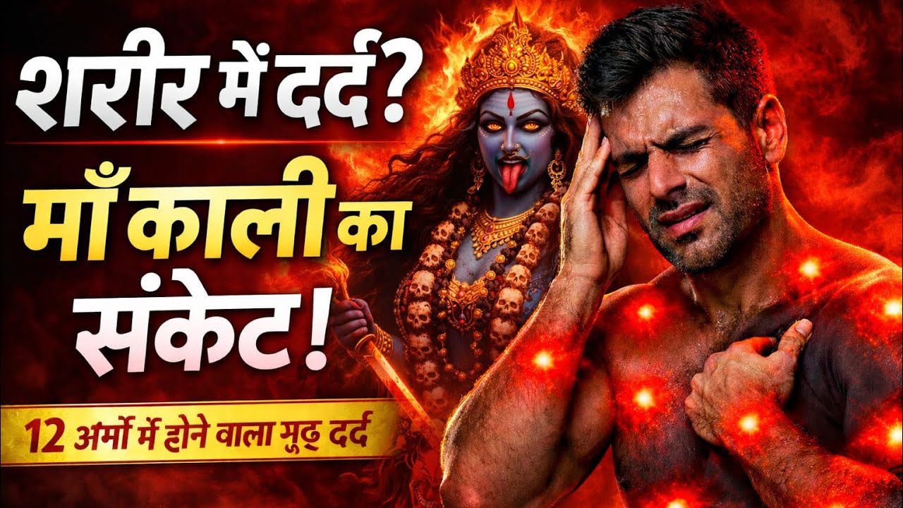 माँ काली की कृपा का गूढ़ संकेत – शरीर के 12 अंगों में होने वाला दर्द