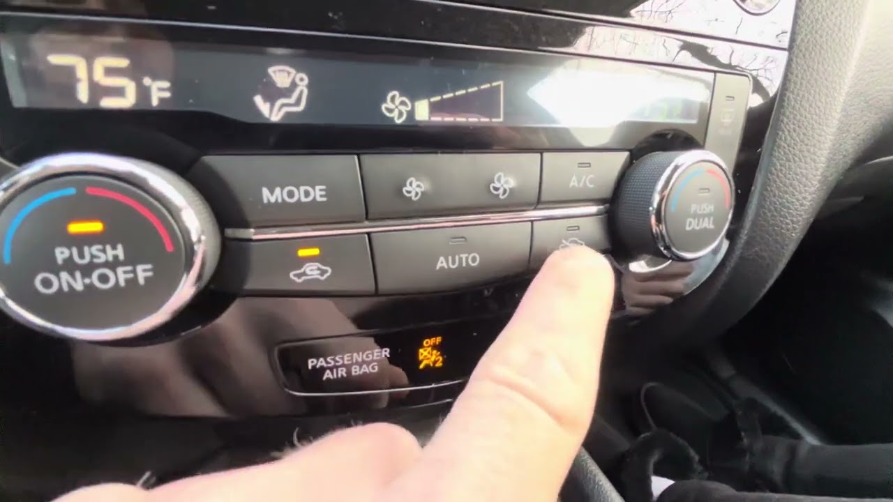 Nissan Rogue(Rogue Sport) огляд клімат-контролю автомобіля