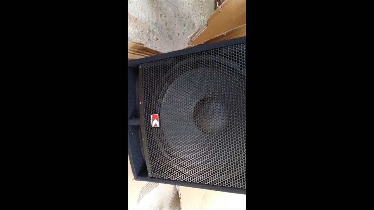 Unboxing Subwoofer Kohlt Kas18sub - Video 1