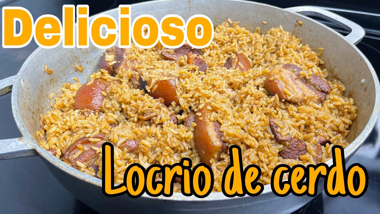 Locrio De Cerdo | Arroz Con Carne De Cerdo - Chef Darianny