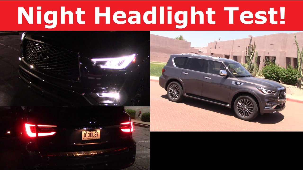 2022 Infiniti QX80 Headlight Test