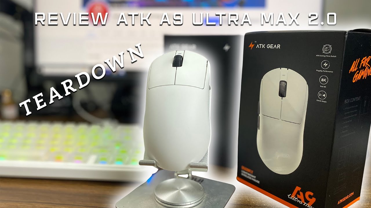Подробный обзор ATK A9 ULTRA MAX 2.0 — игровой мыши со значительными улучшениями по разумной цене.