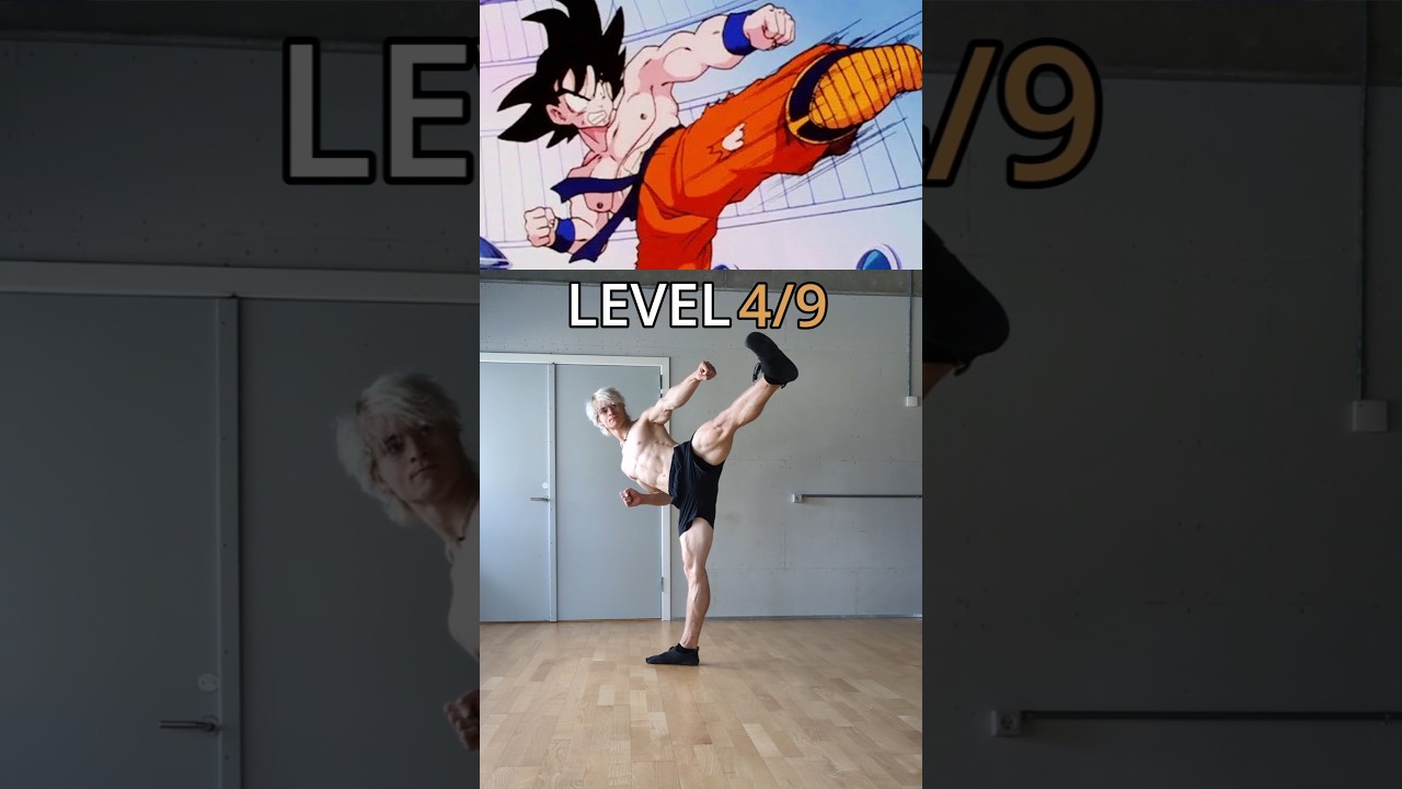 only people with ultra instinct can do level 9 💀 #goku #dragonball #workout #gym #anime #manga