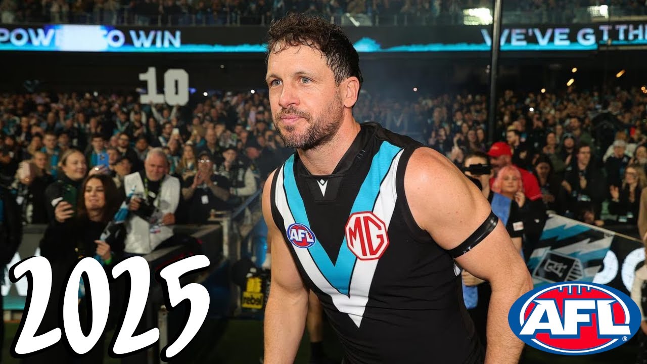 Travis Boak | AFL Highlights 2025 | A Port Adelaide Legend