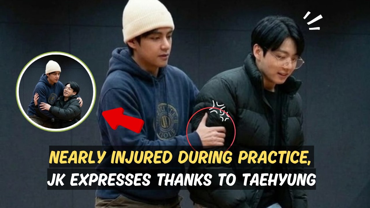 Nearly Injured During Practice, Jungkook Expresses Thanks to Taehyung
