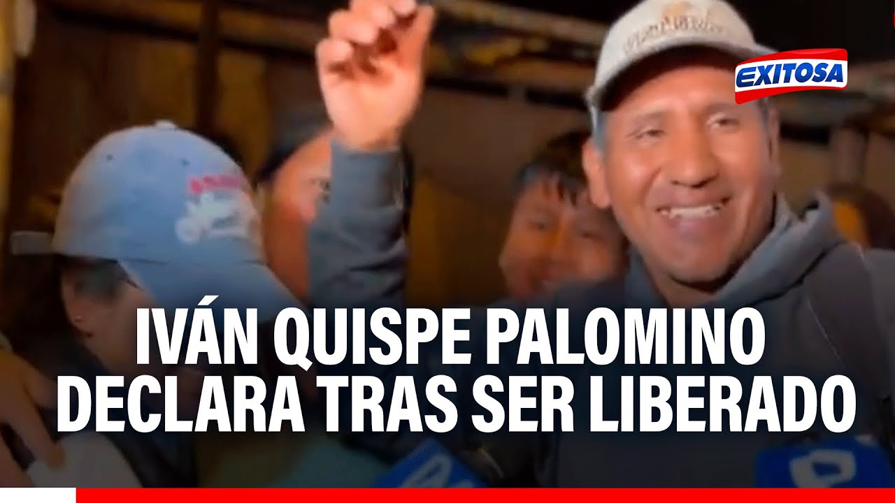 🔴🔵Iván Quispe Palomino anuncia que procederá con demanda tras ser liberado