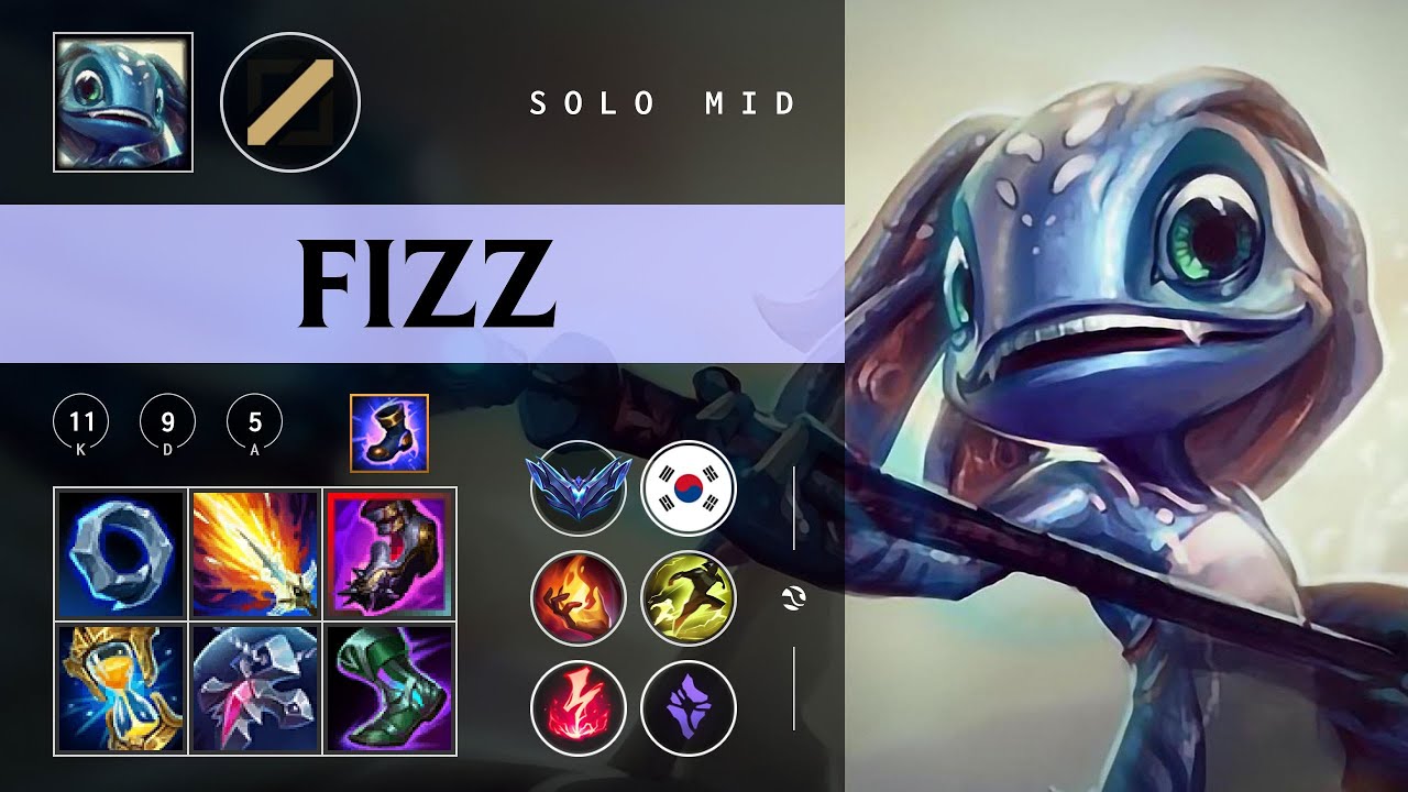 Fizz Mid vs Akali - KR Diamond Patch 26.01