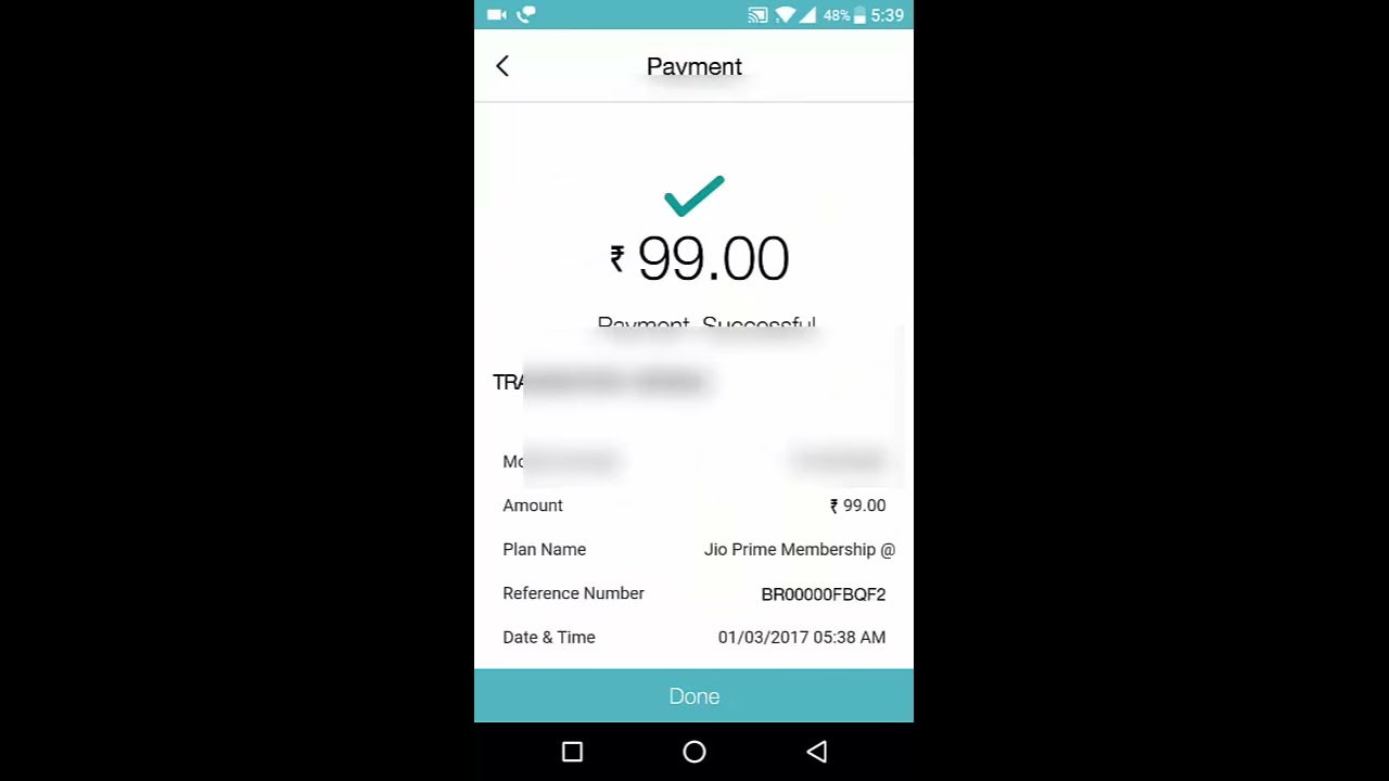 JIO PRIME Membership Subscription/Registration Online