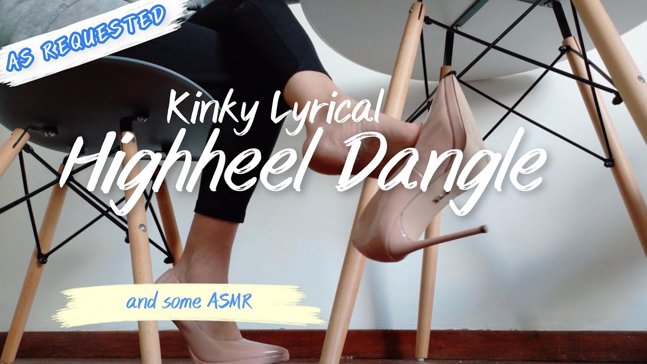 Highheel Dangle (AND ASMR) while working on my laptop