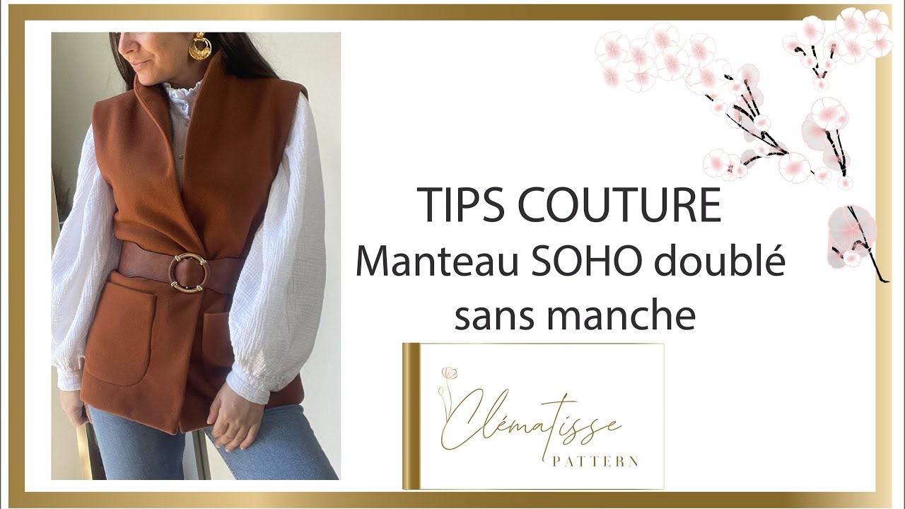 Tips Couture Manteau SOHO sans manche