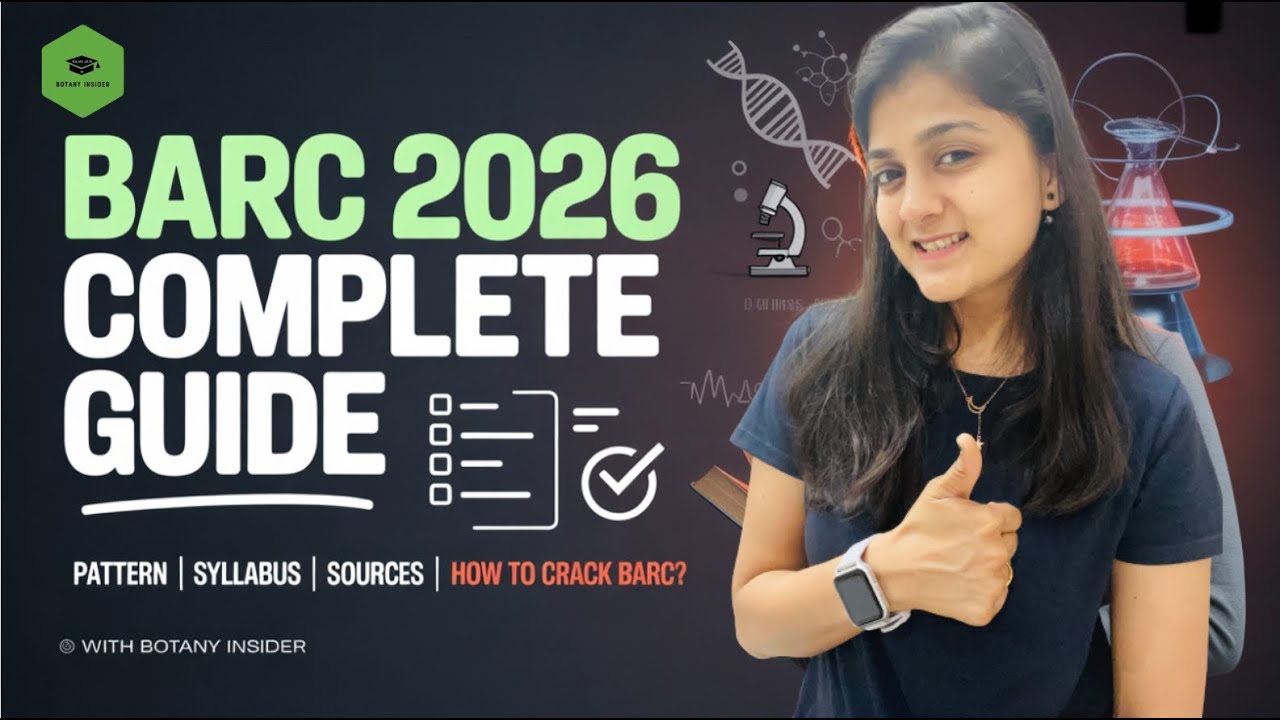 BARC 2026 COMPLETE EXAM GUIDE 🔥 | Pattern, Syllabus, Sources & Strategy
