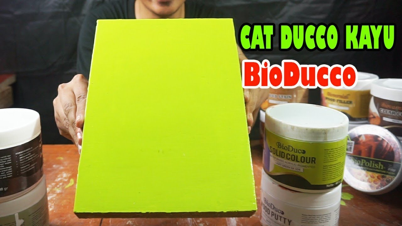 Cat Ducco kayu triplek yang harus kamu coba