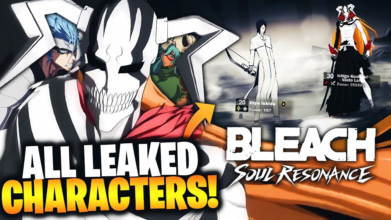 ALL LEAKED CHARACTERS COMING TO BLEACH: SOUL RESONANCE!
