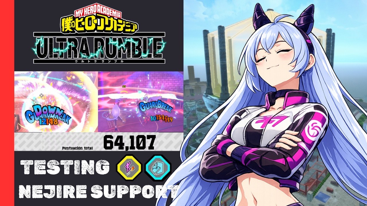 I’m getting better!💚🌀 | Nejire | Score 64K. | Rank S | MHUR