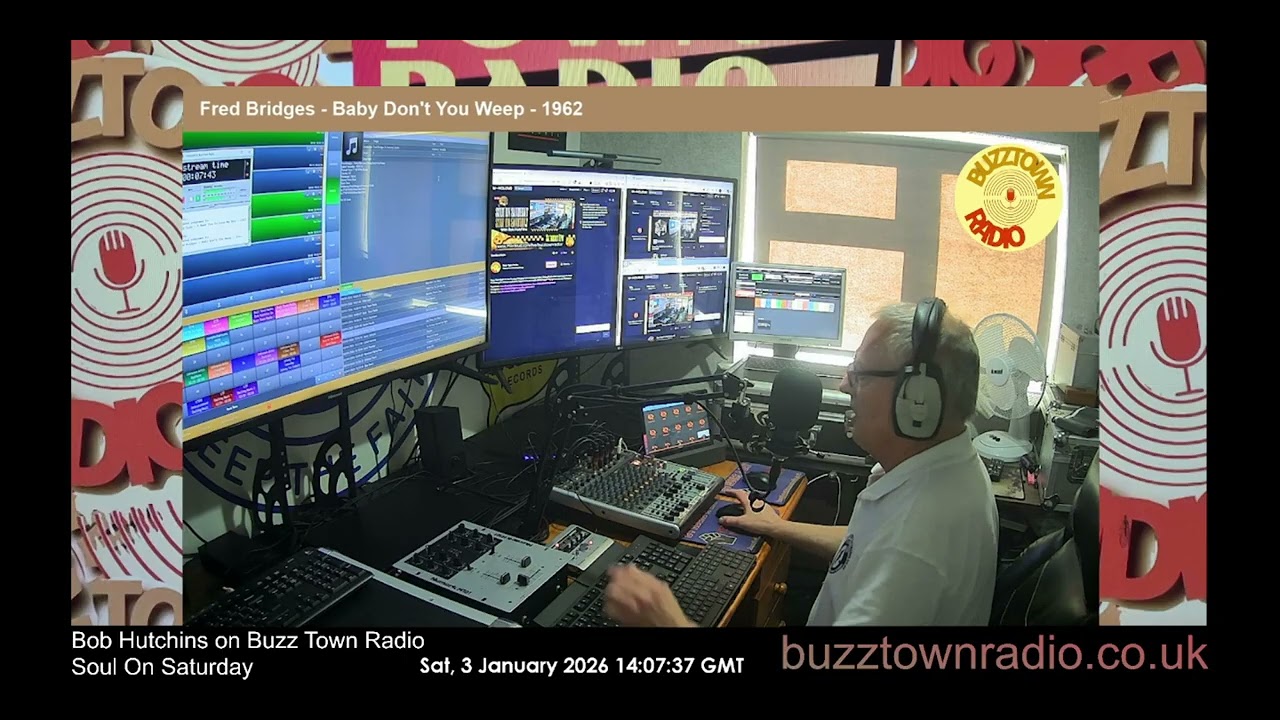 Soul On Saturday 3rd January 2026 with Bob Hutchins