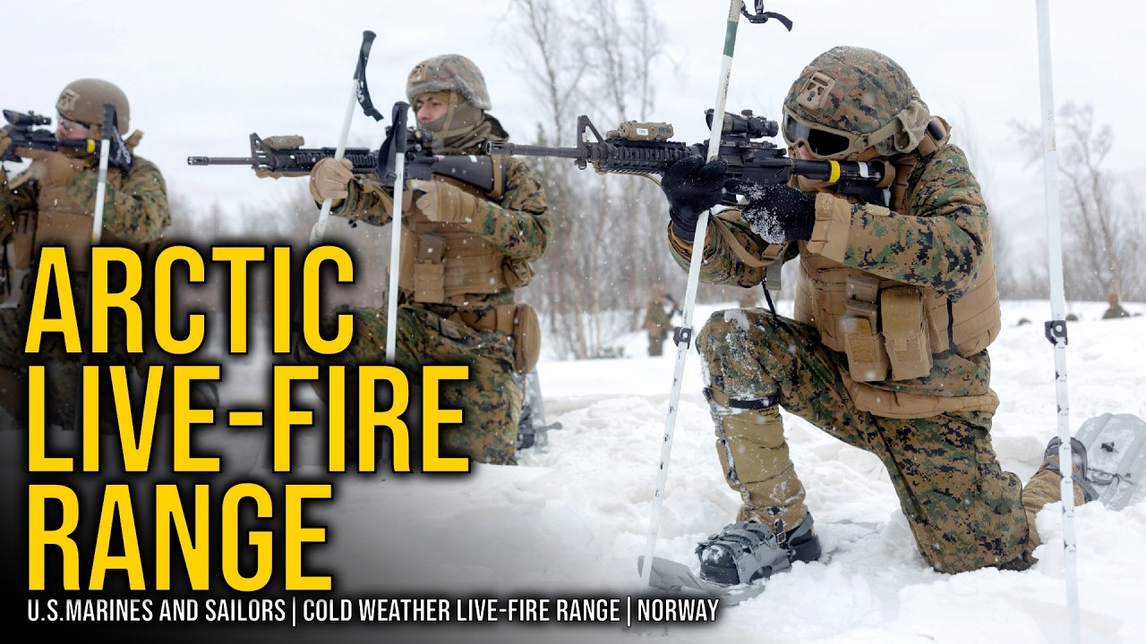 U.S. Marines Execute Arctic Live-Fire Training in Norway | CORE26 Cold Response (2026)