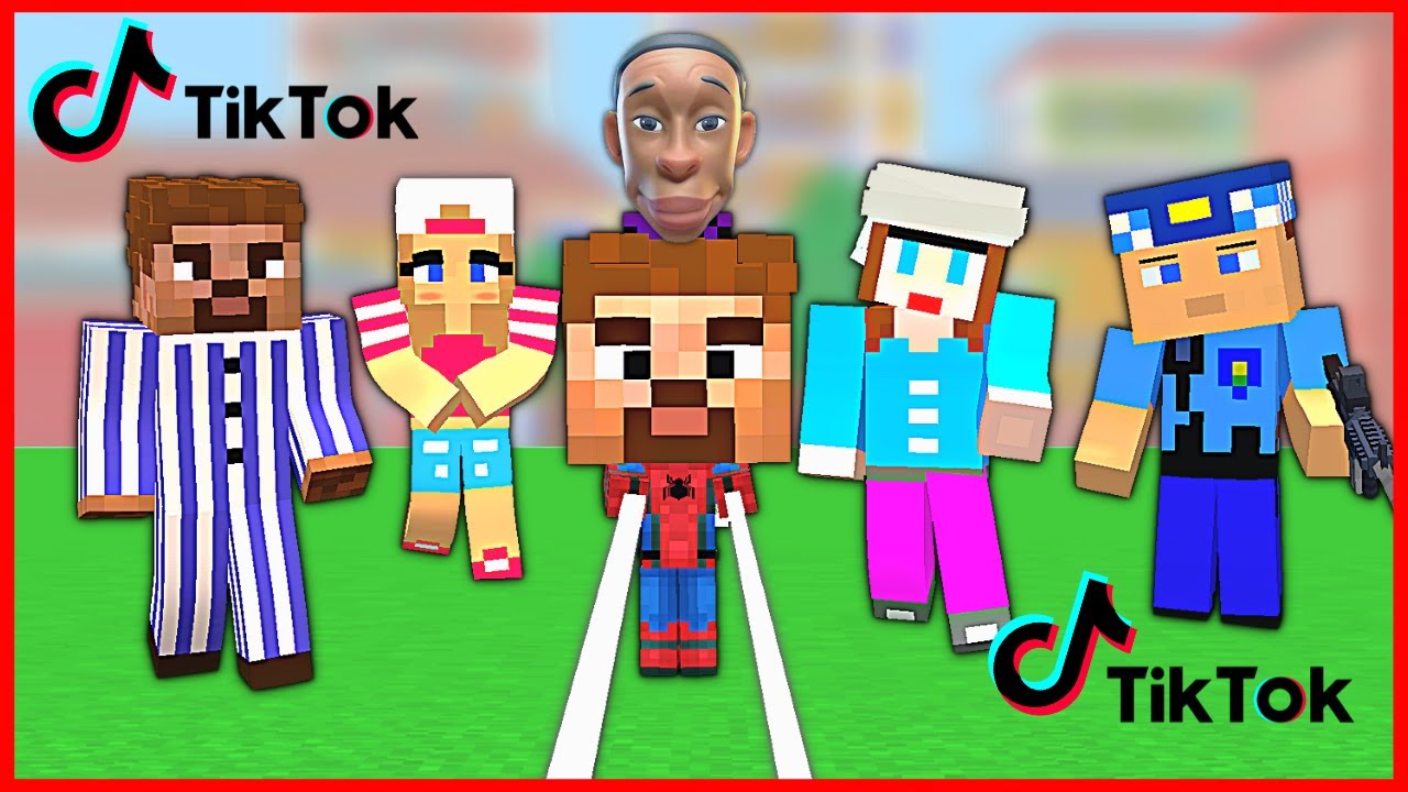 24 SAAT En İyi TİKTOK &Ccedil;eken Kazanır #4 😱 - Minecraft
