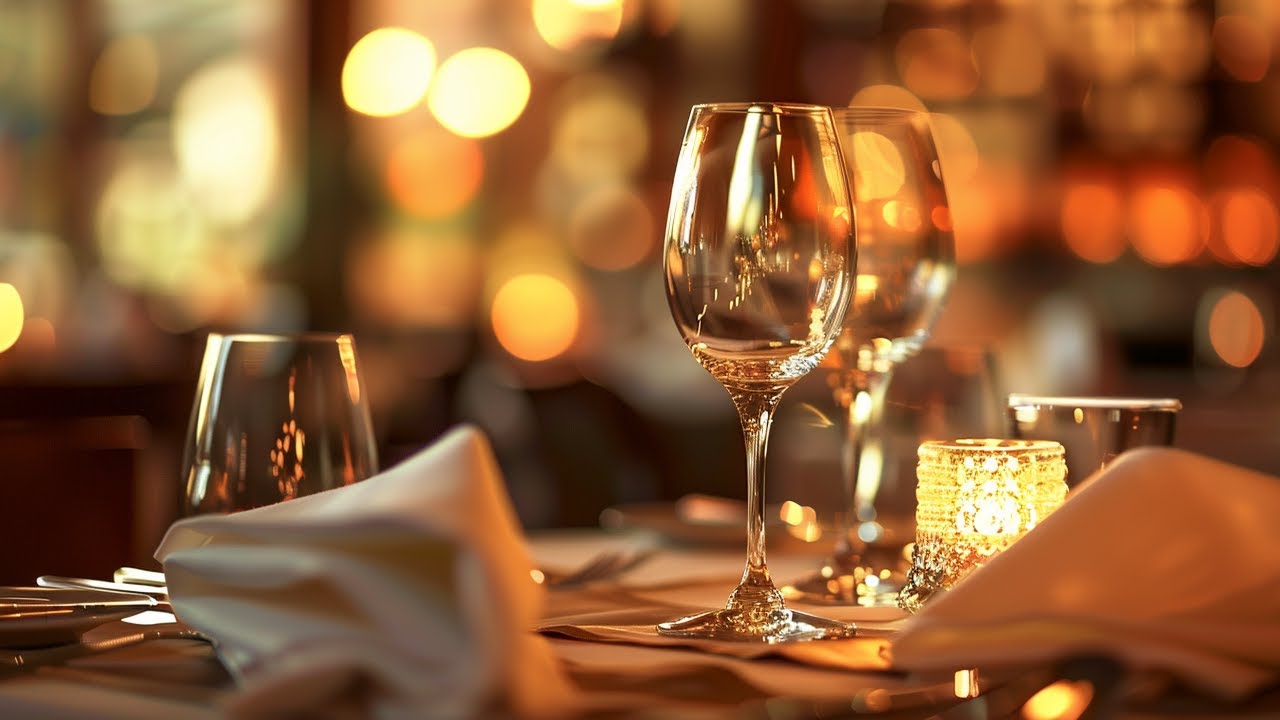 Restaurant Elegant Jazz 🎷 Smooth Bossa Nova Background for Refined Dining, Wine Moment, Soft Evening
