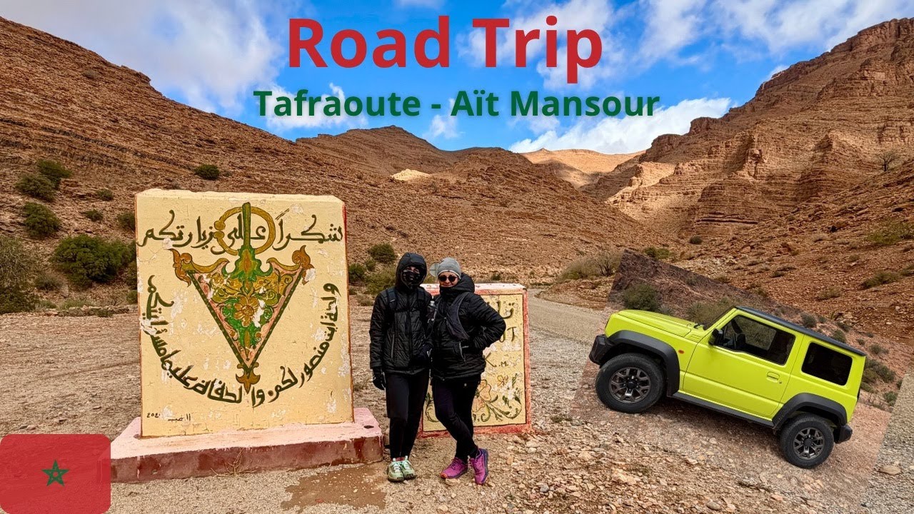 Road Trip : les gorges d’Aït Mansour depuis Tafraoute, Moyen-Atlas, Maroc