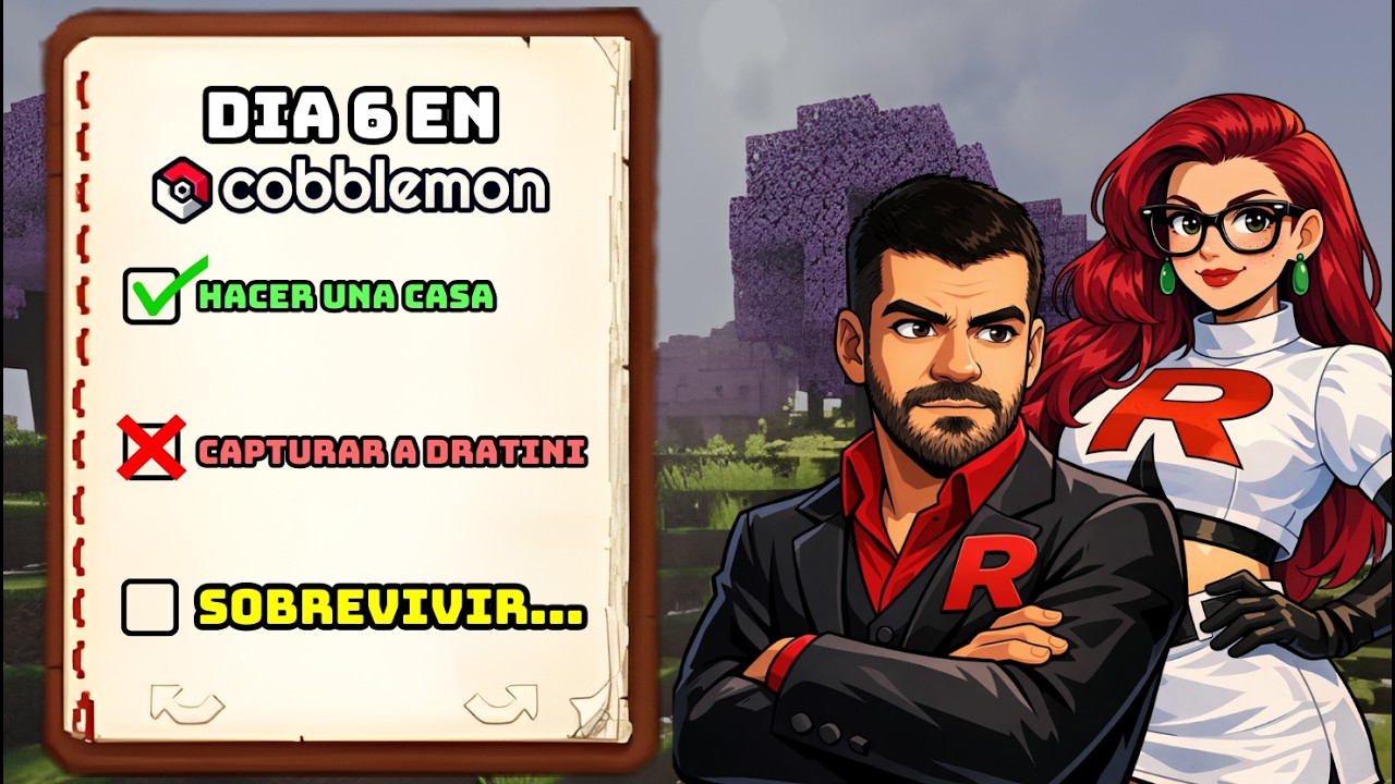 ¿Encontraremos un DRATINI? | COBBLEMON Día  6 → Objetivo: SOBREVIVIR