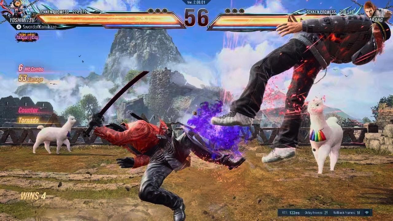 Yoshi fights Strong Hwoarang