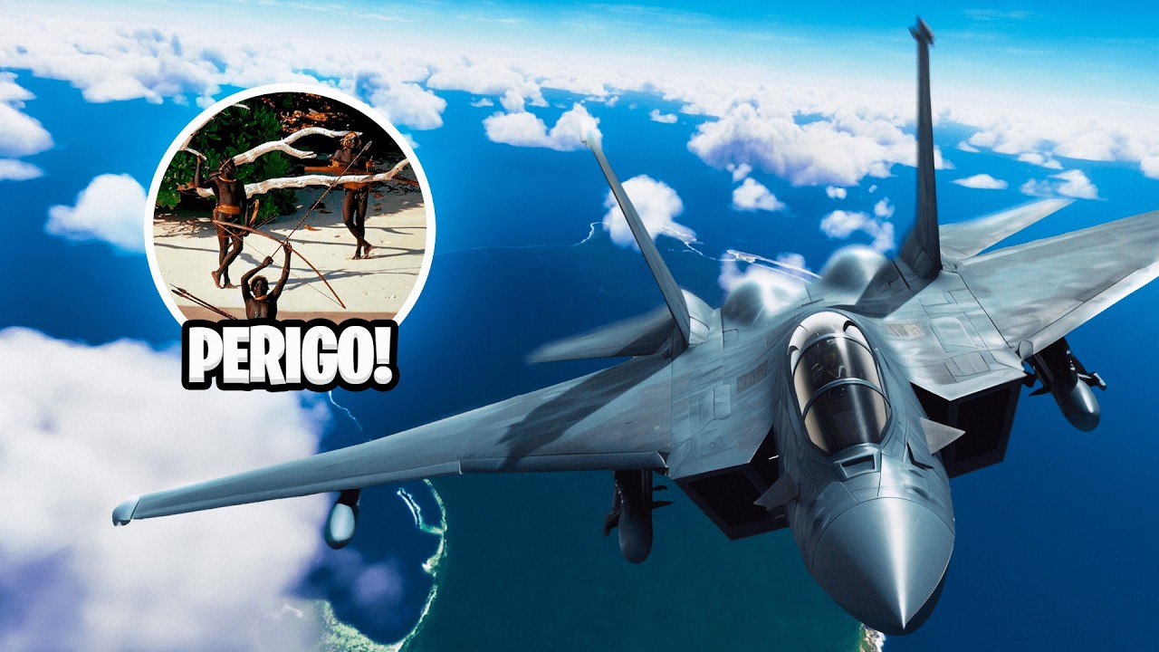 A ILHA MAIS PERIGOSA DO MUNDO NO FLIGHT SIMULATOR !