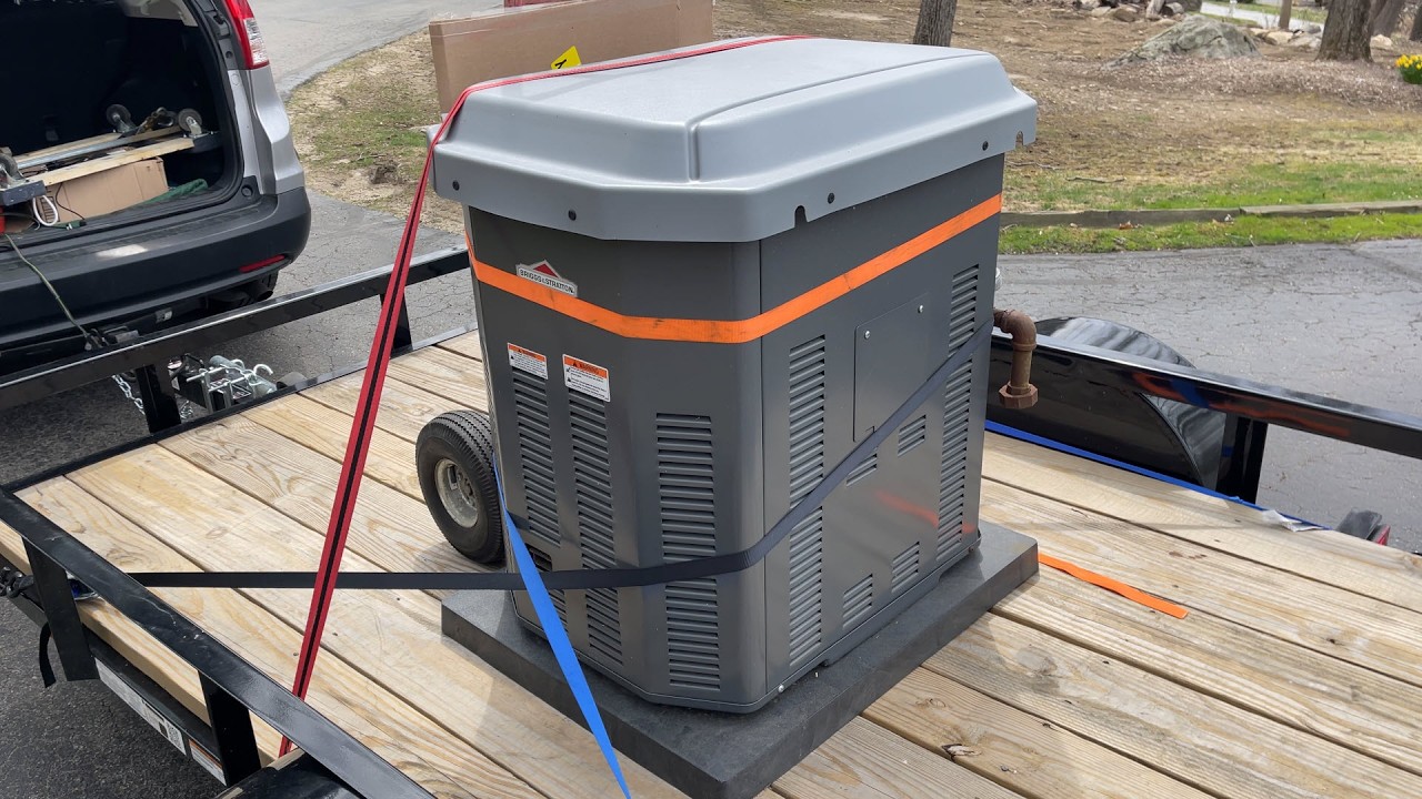 Briggs Standby Generator Delivers