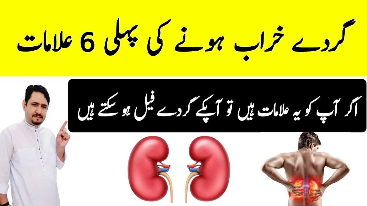 6 Early Warning Signs of Kidney Disease In Urdu Hindi - Gurde Kharab Hone Ki Alamat - Irfan Azeem